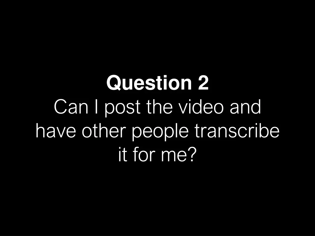 question 2