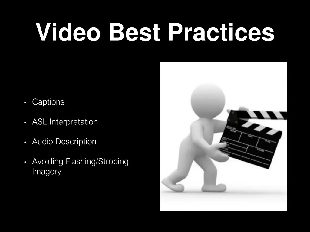 video best practices
