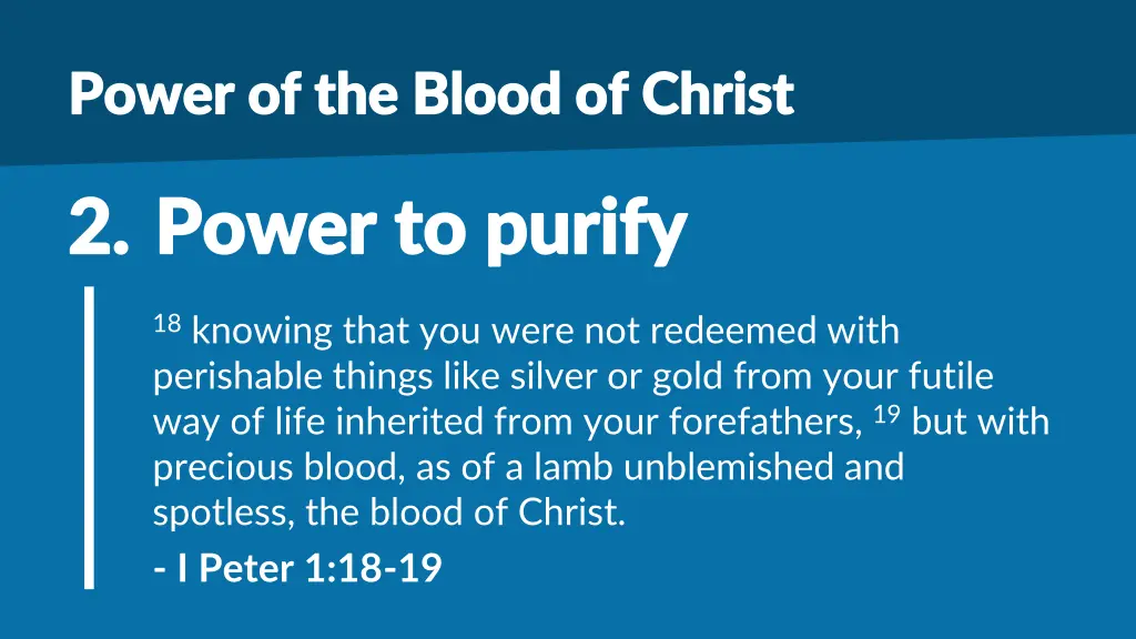 power of the blood of christ power of the blood 1