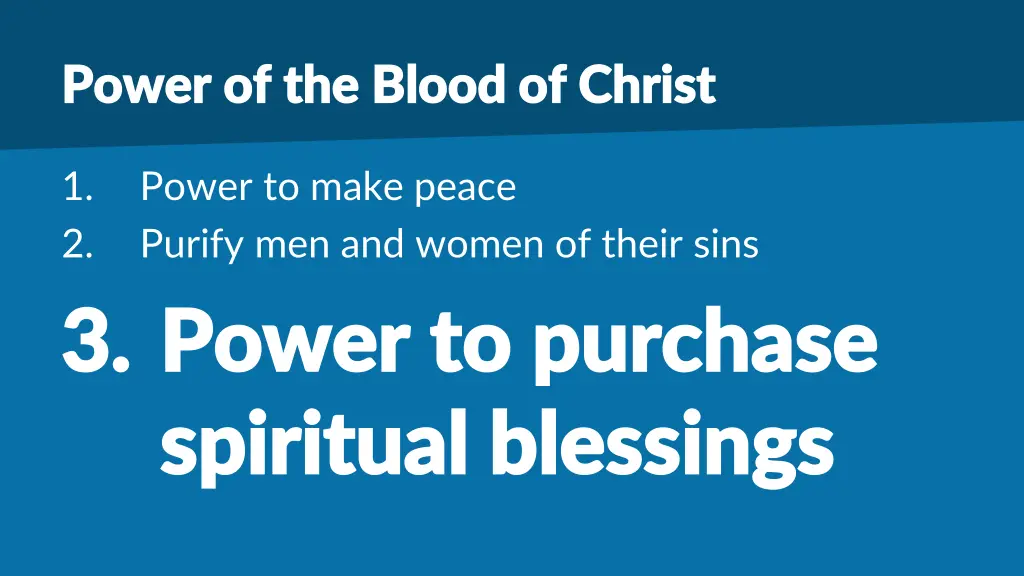 power of the blood of christ power of the blood 2