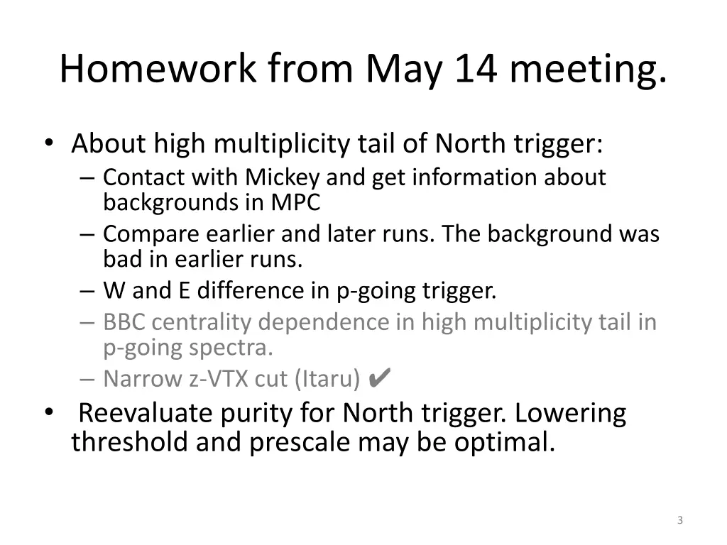 homework from may 14 meeting