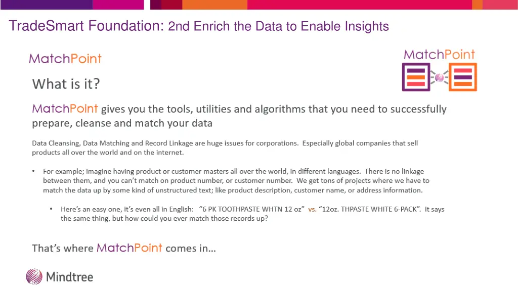 tradesmart foundation 2nd enrich the data