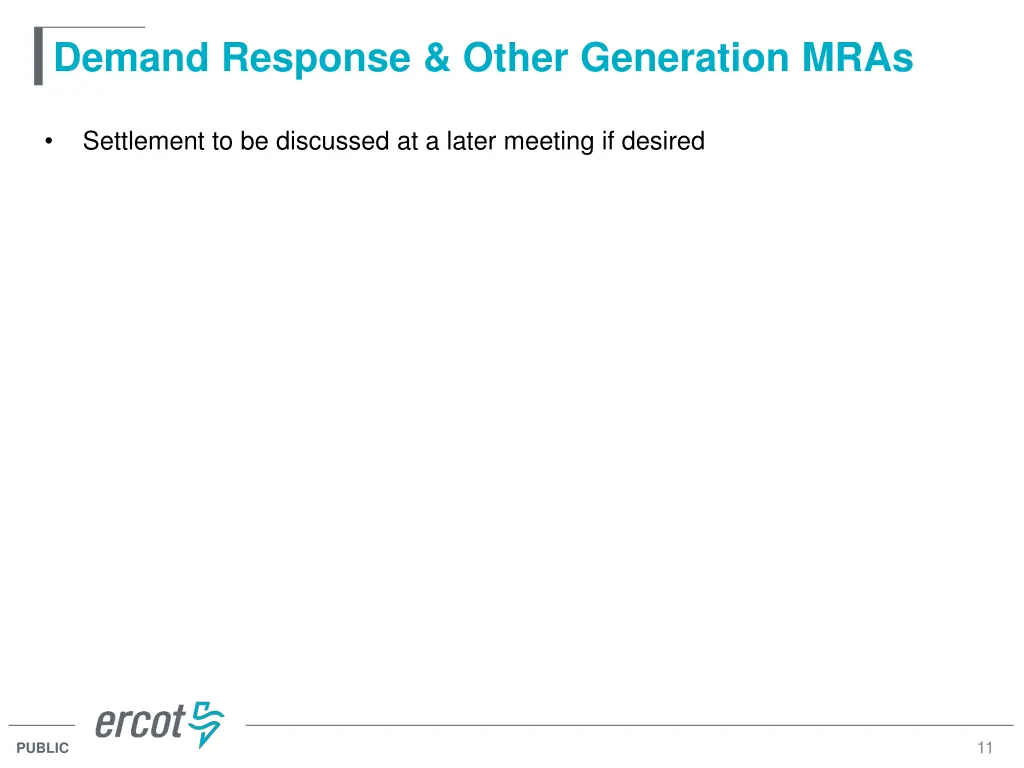 demand response other generation mras 8