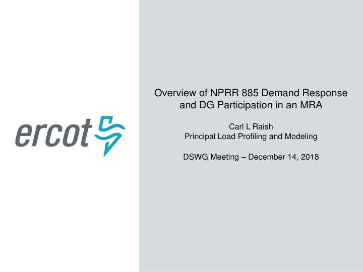 overview of nprr 885 demand response