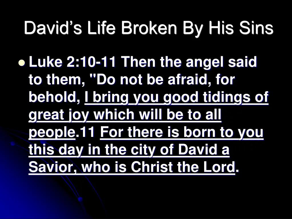 david s life broken by his sins 7