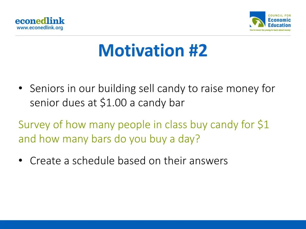 seniors in our building sell candy to raise money