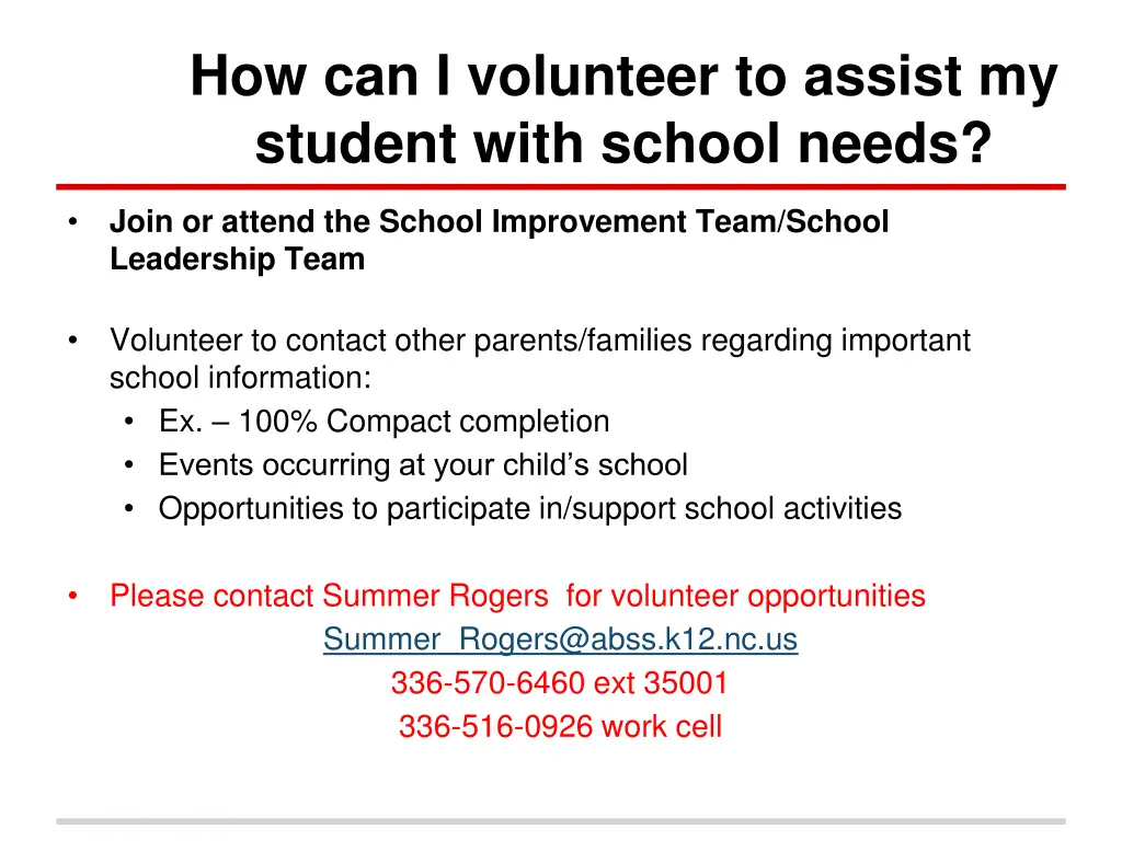 how can i volunteer to assist my student with