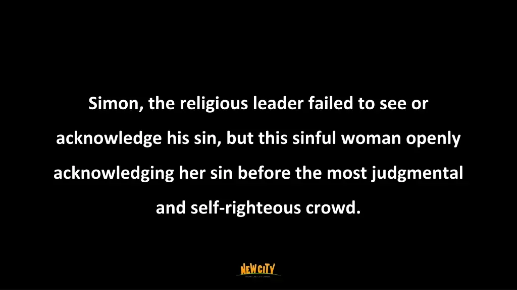 simon the religious leader failed to see or