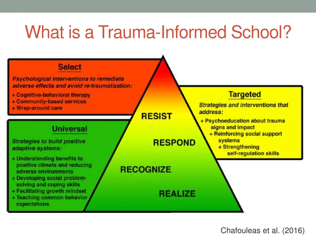 what is a trauma informed school