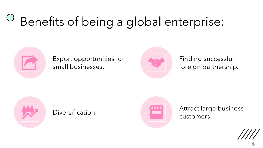 benefits of being a global enterprise