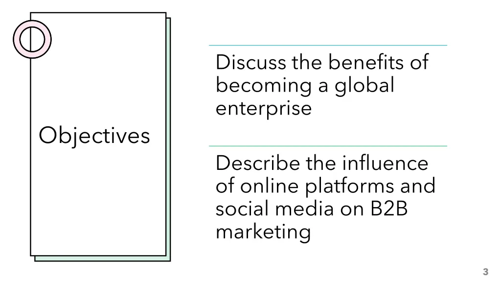 discuss the benefits of becoming a global