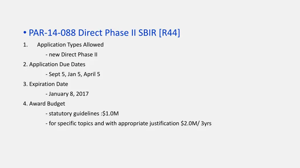 par 14 088 direct phase ii sbir r44