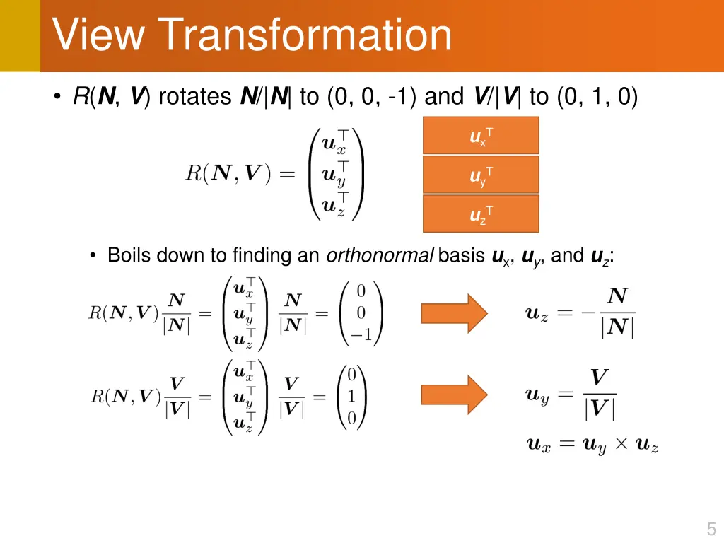 view transformation 2