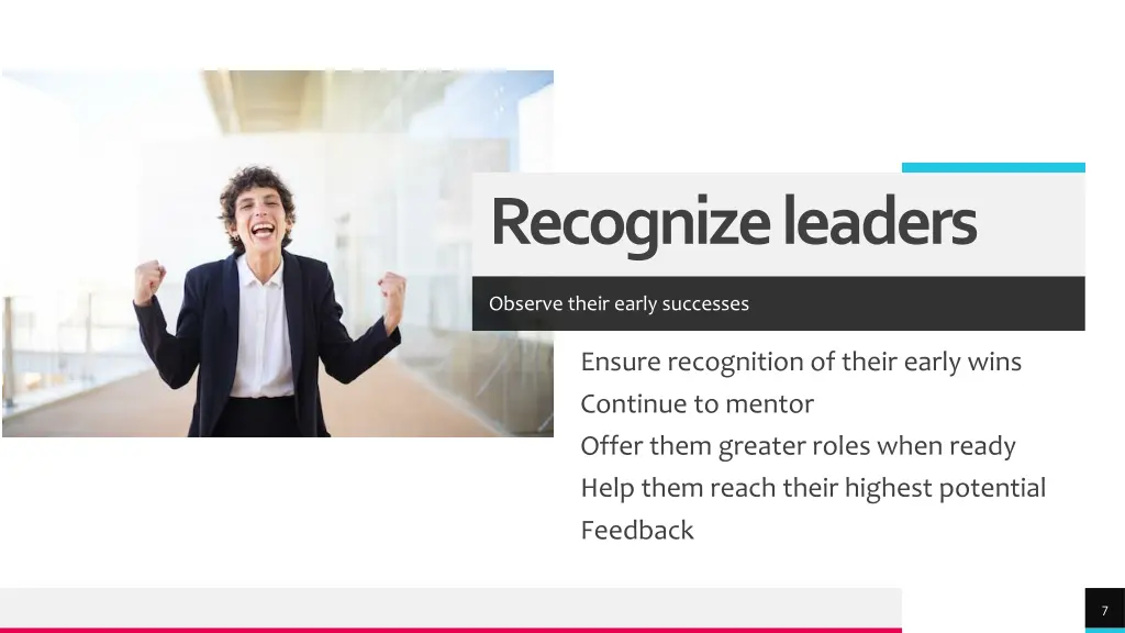 recognize leaders