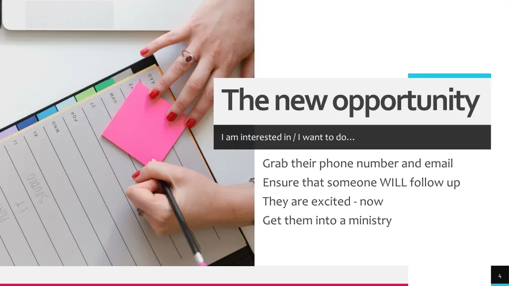 the new opportunity