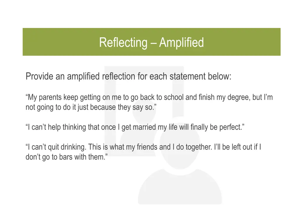 reflecting amplified 1