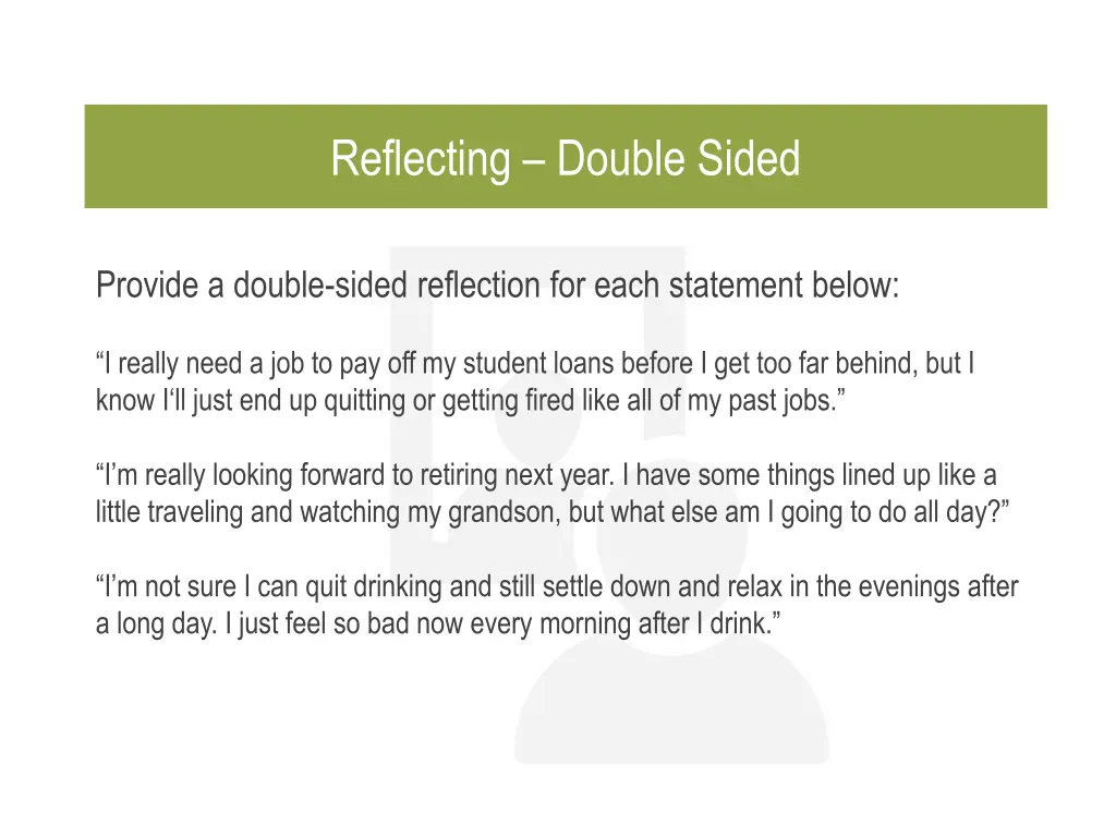 reflecting double sided 1