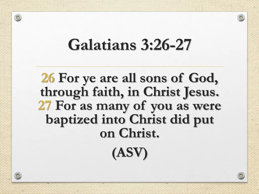 galatians 3 26 27