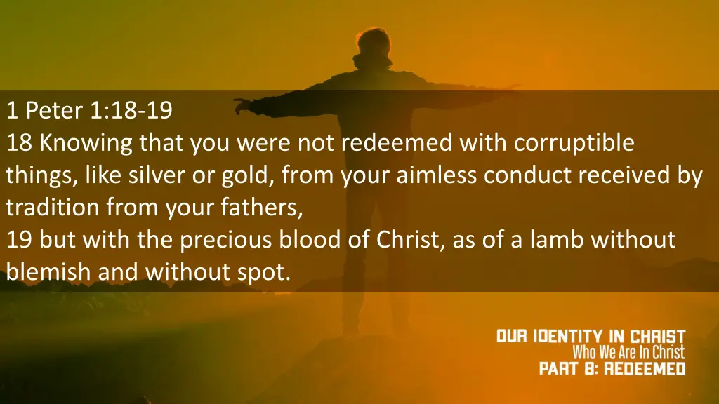 1 peter 1 18 19 18 knowing that you were