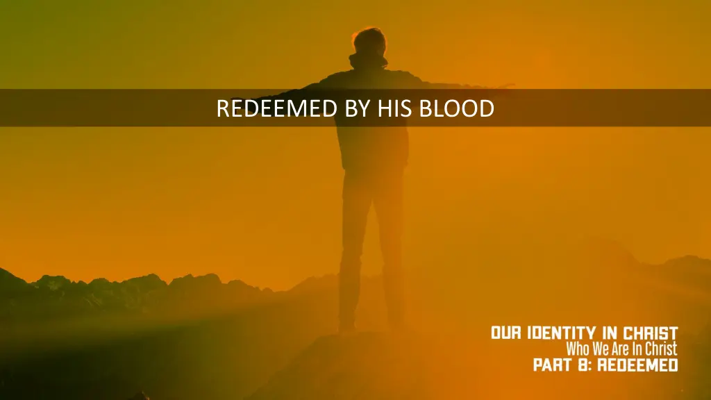 redeemed by his blood
