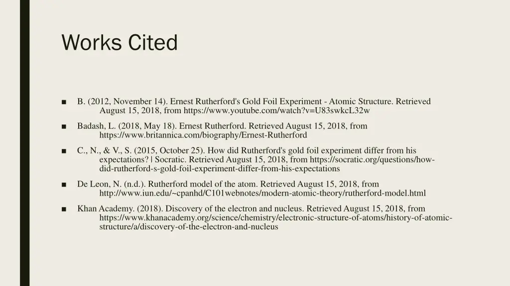 works cited