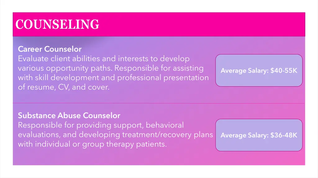 counseling