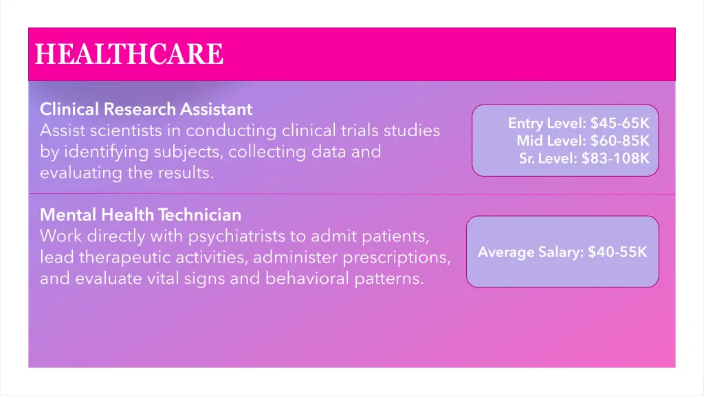 healthcare