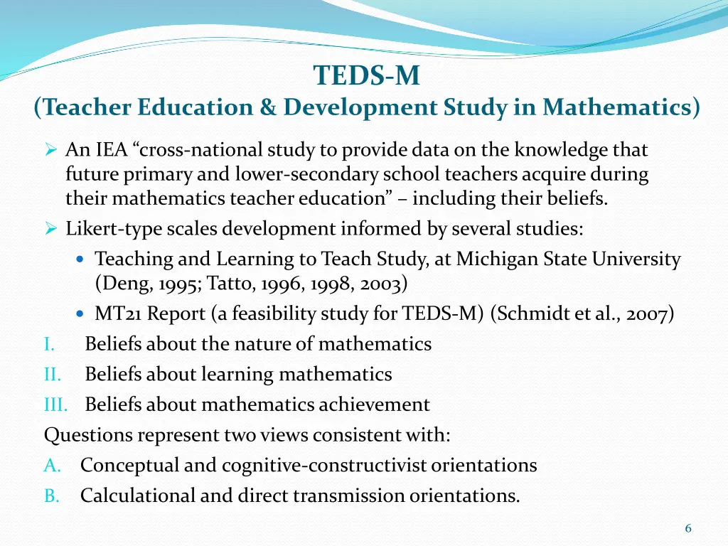teds m