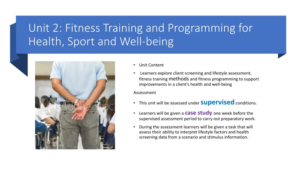 unit 2 fitness training and programming