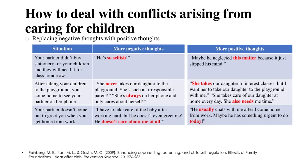 how to deal with conflicts arising from caring 1