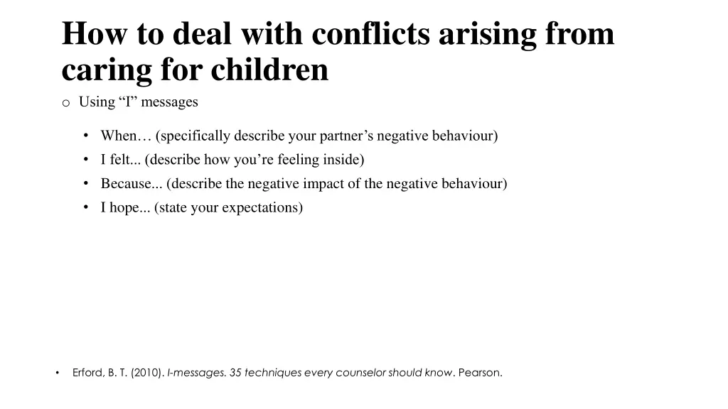 how to deal with conflicts arising from caring 2