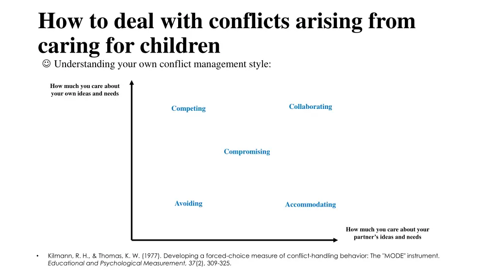 how to deal with conflicts arising from caring 6