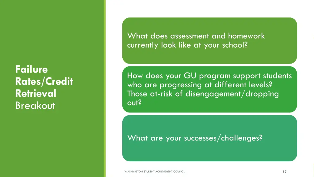 what does assessment and homework currently look