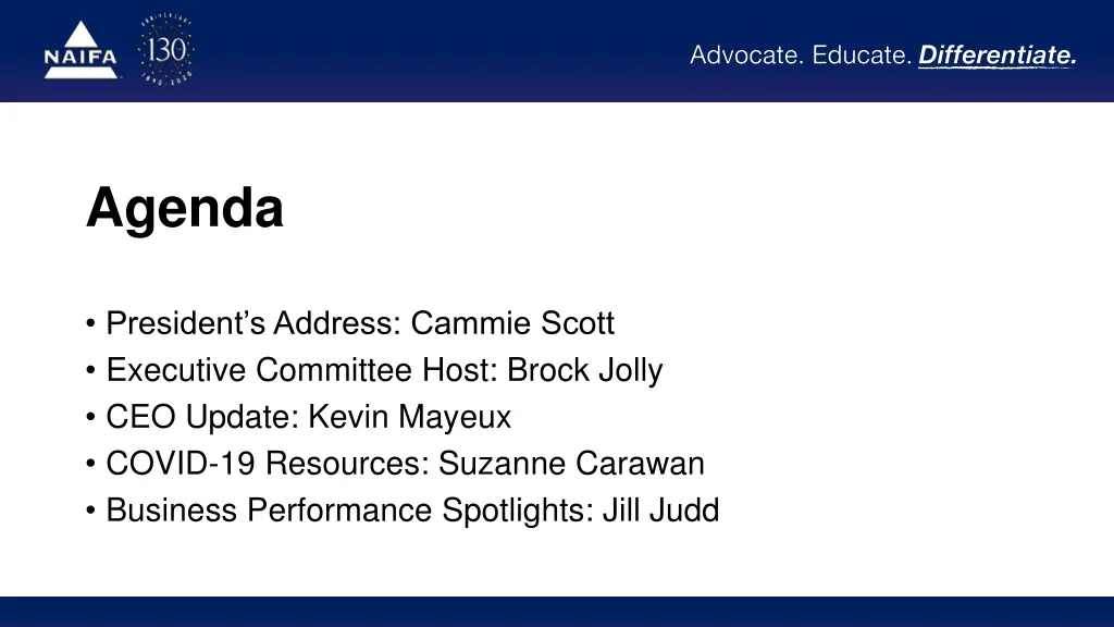 agenda