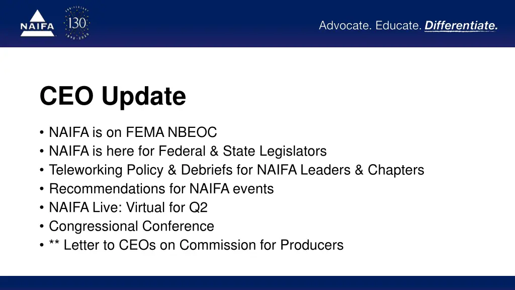 ceo update 1