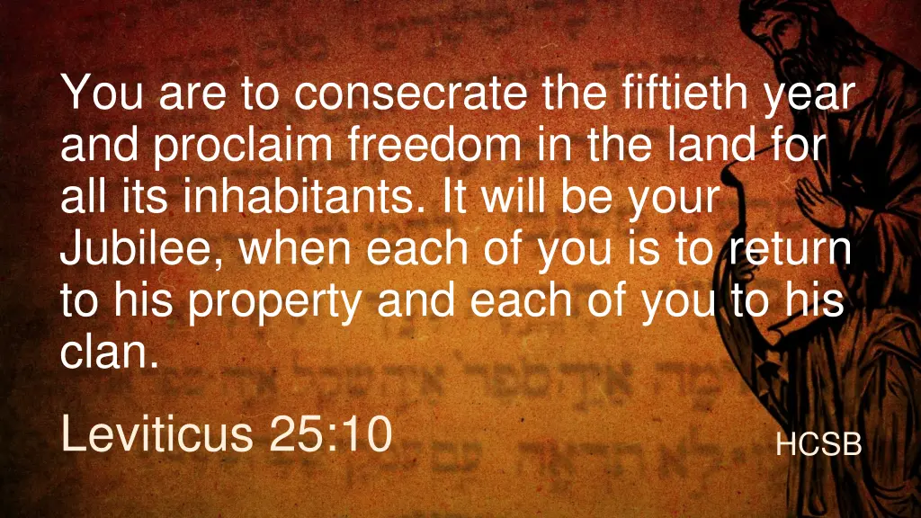 you are to consecrate the fiftieth year