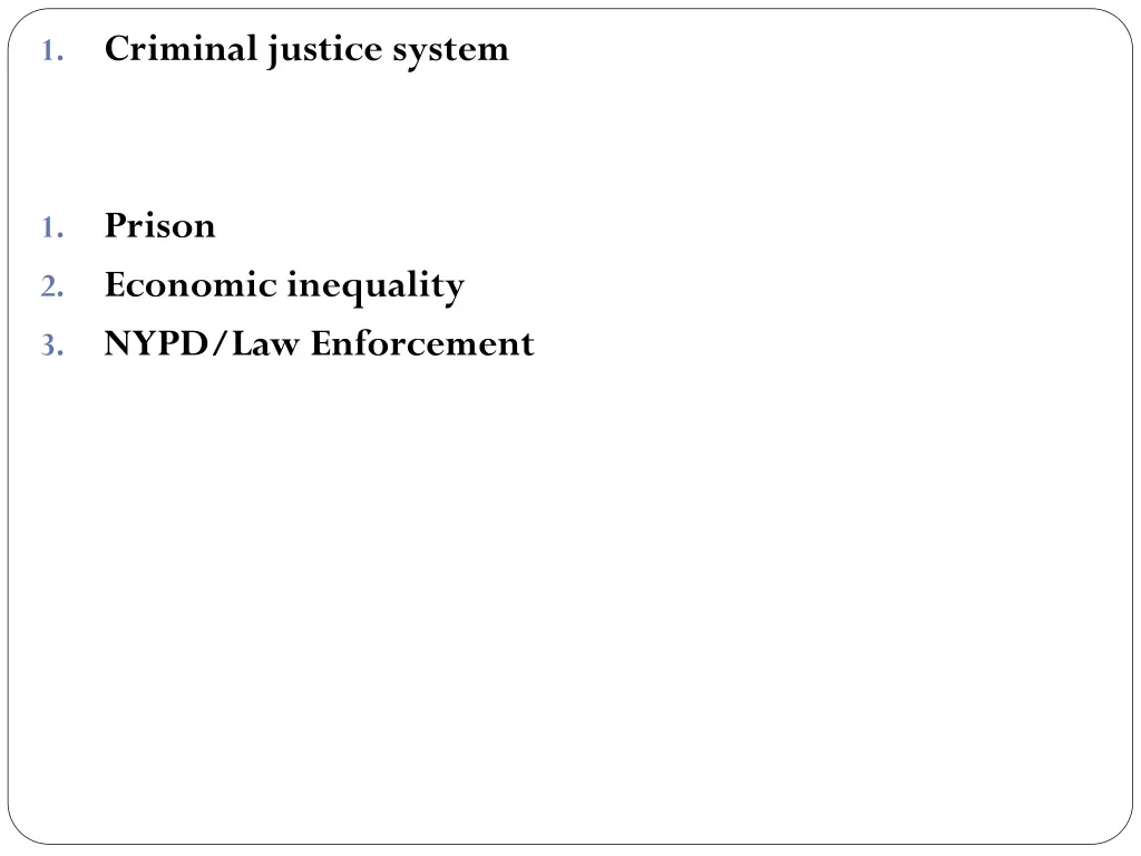 criminal justice system