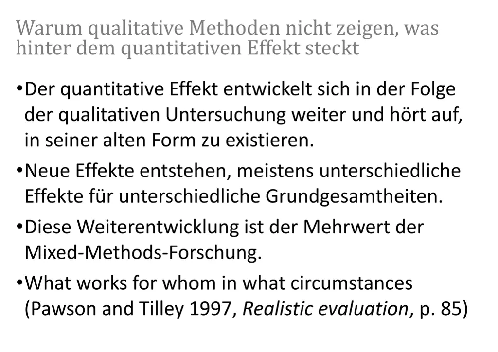 warum qualitative methoden nicht zeigen 1