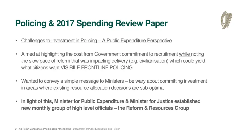 policing 2017 spending review paper