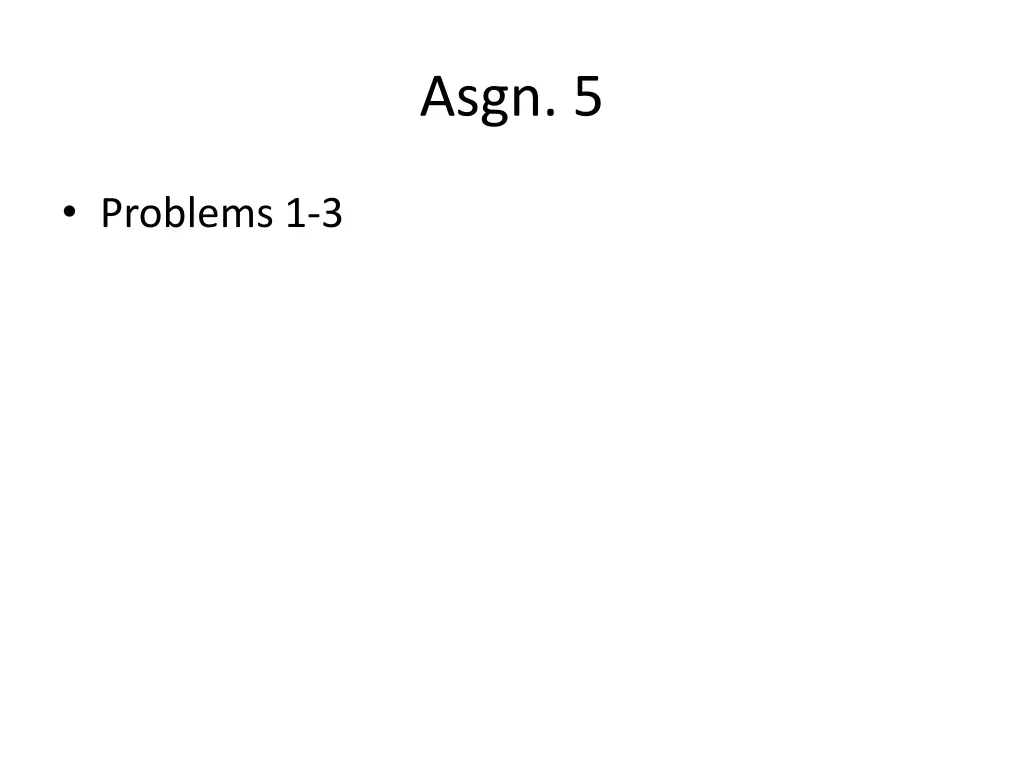 asgn 5
