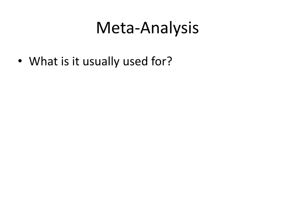meta analysis 1