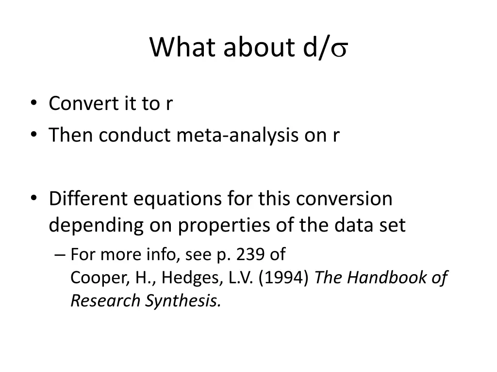 what about d