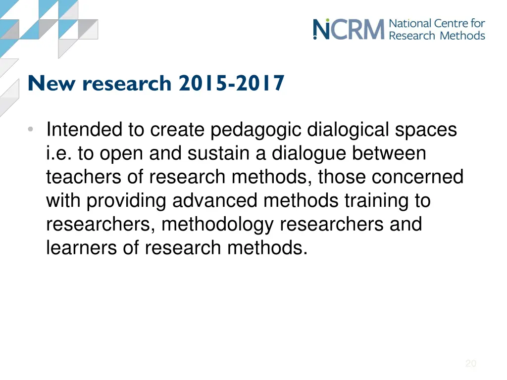 new research 2015 2017