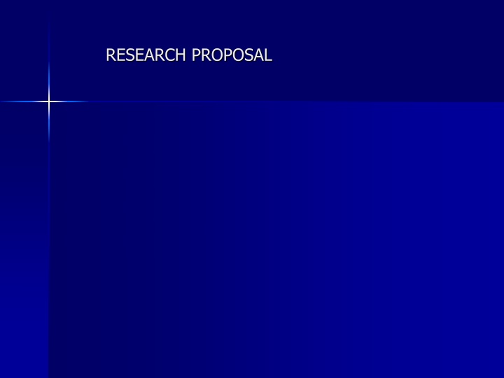 research proposal