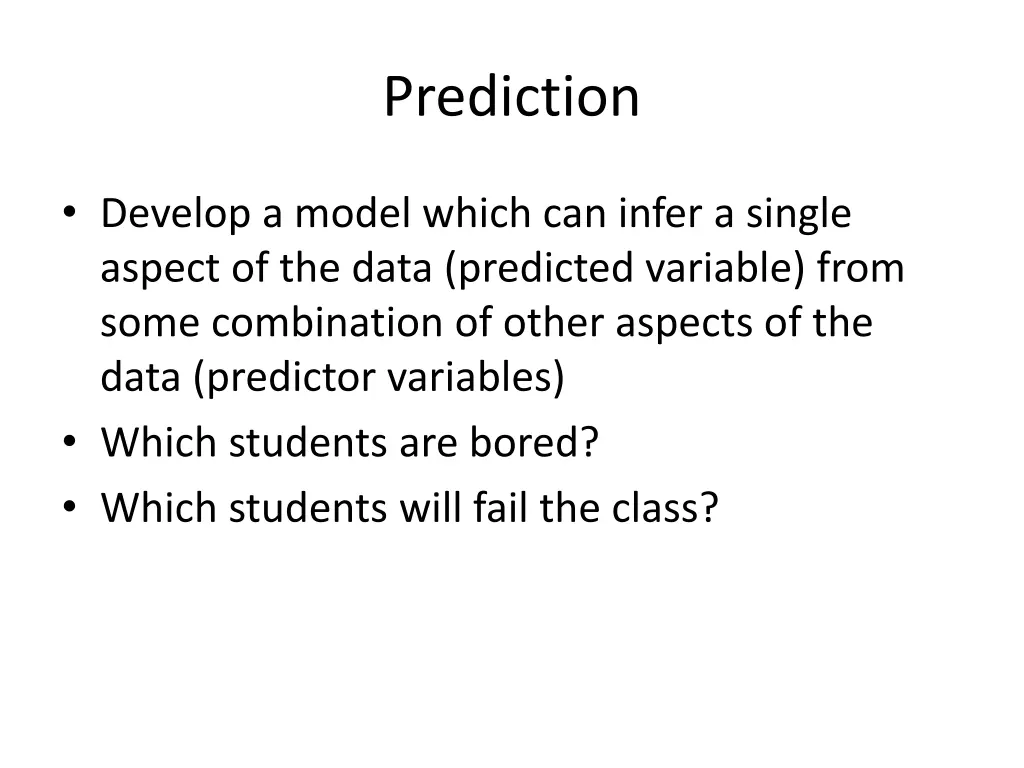 prediction