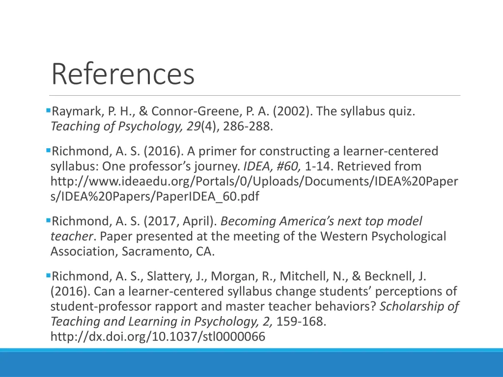 references 1