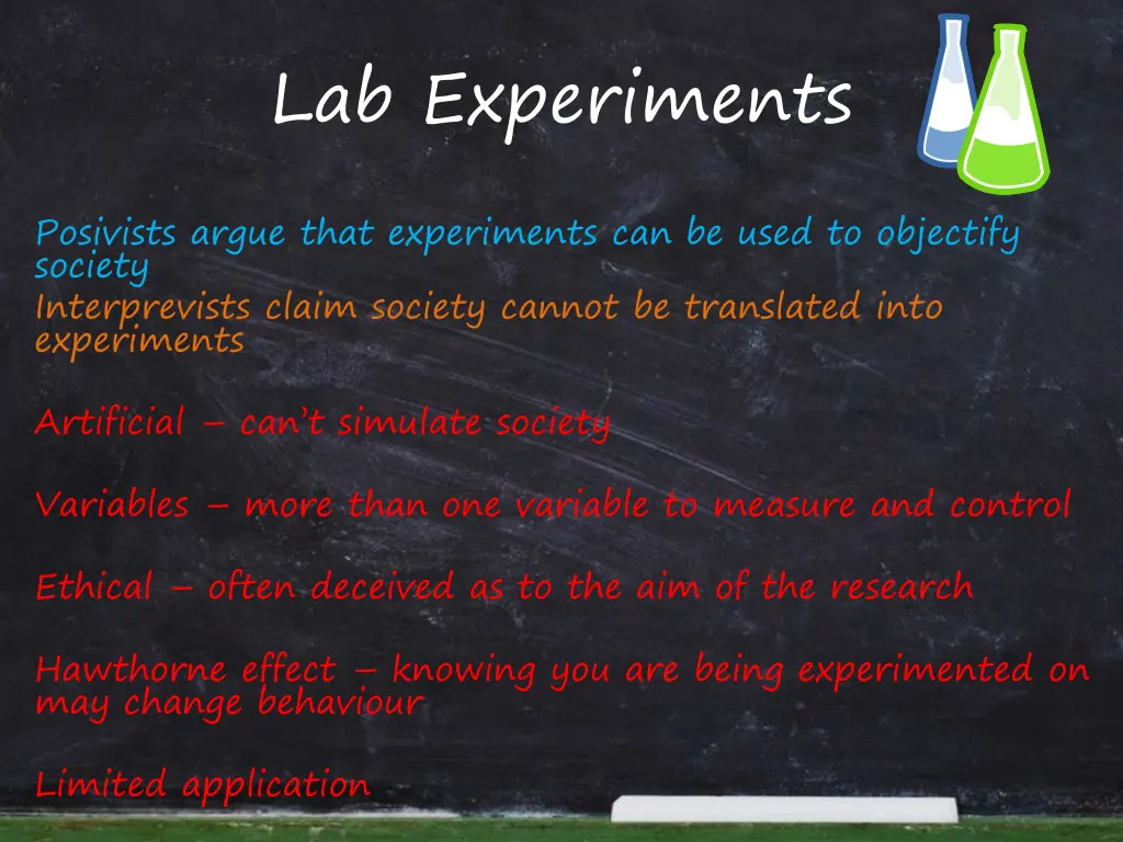 lab experiments