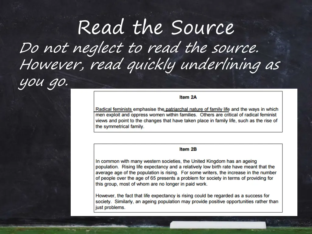 read the source do not neglect to read the source