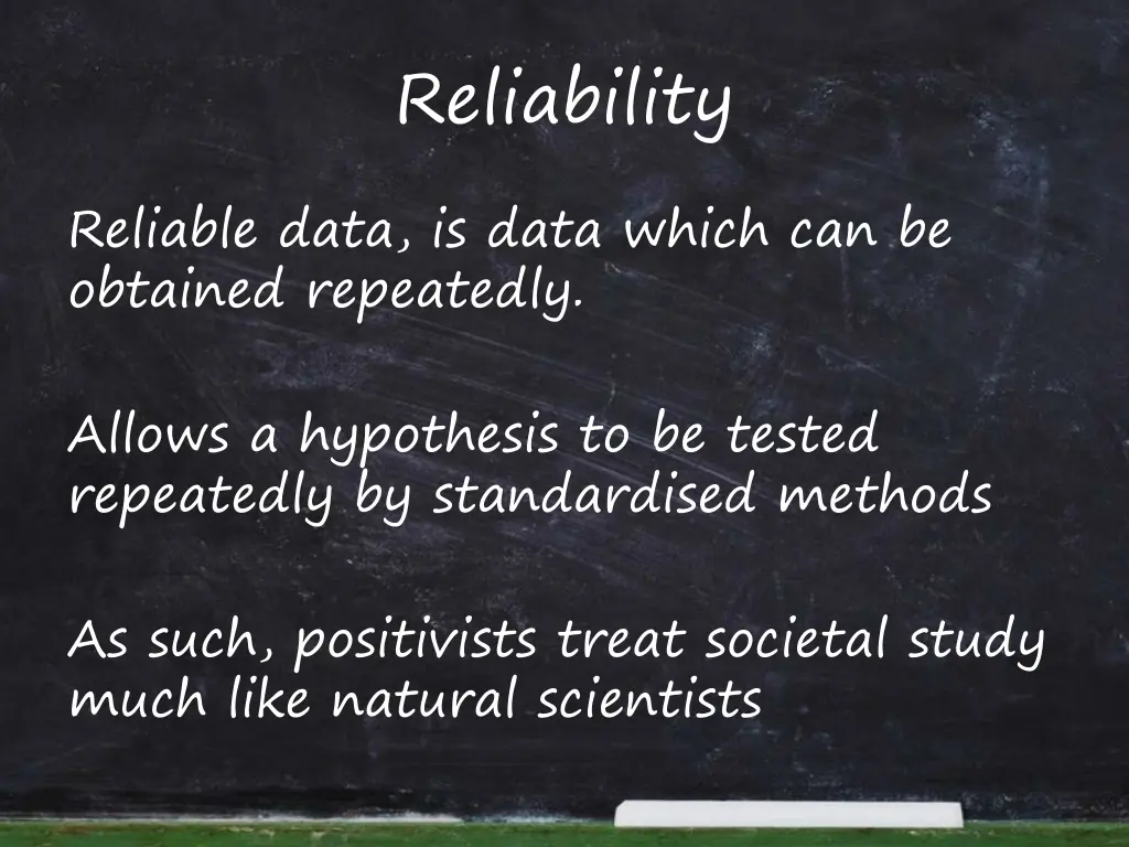 reliability