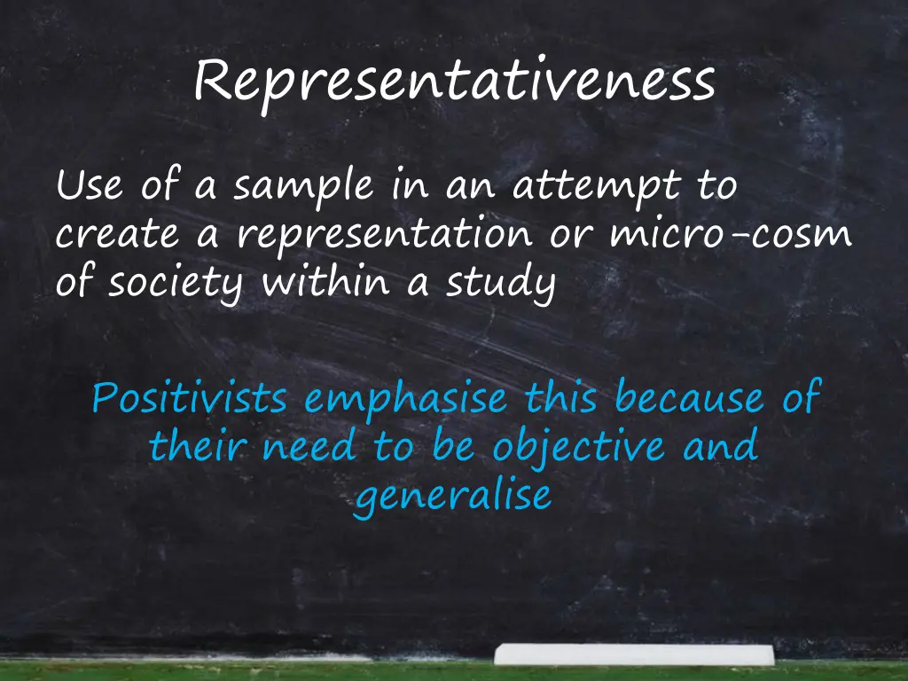 representativeness
